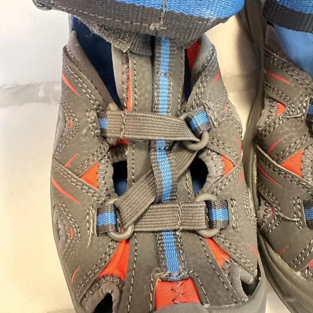 Merrell Kid's Hydro H2O Hiker Sandal Boys Size 4M Gray Gunsmoke water show